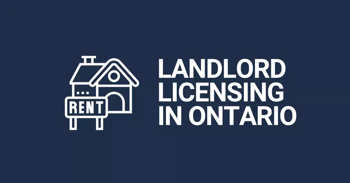 Landlord Licensing in Ontario Landlord Licensing in Ontario